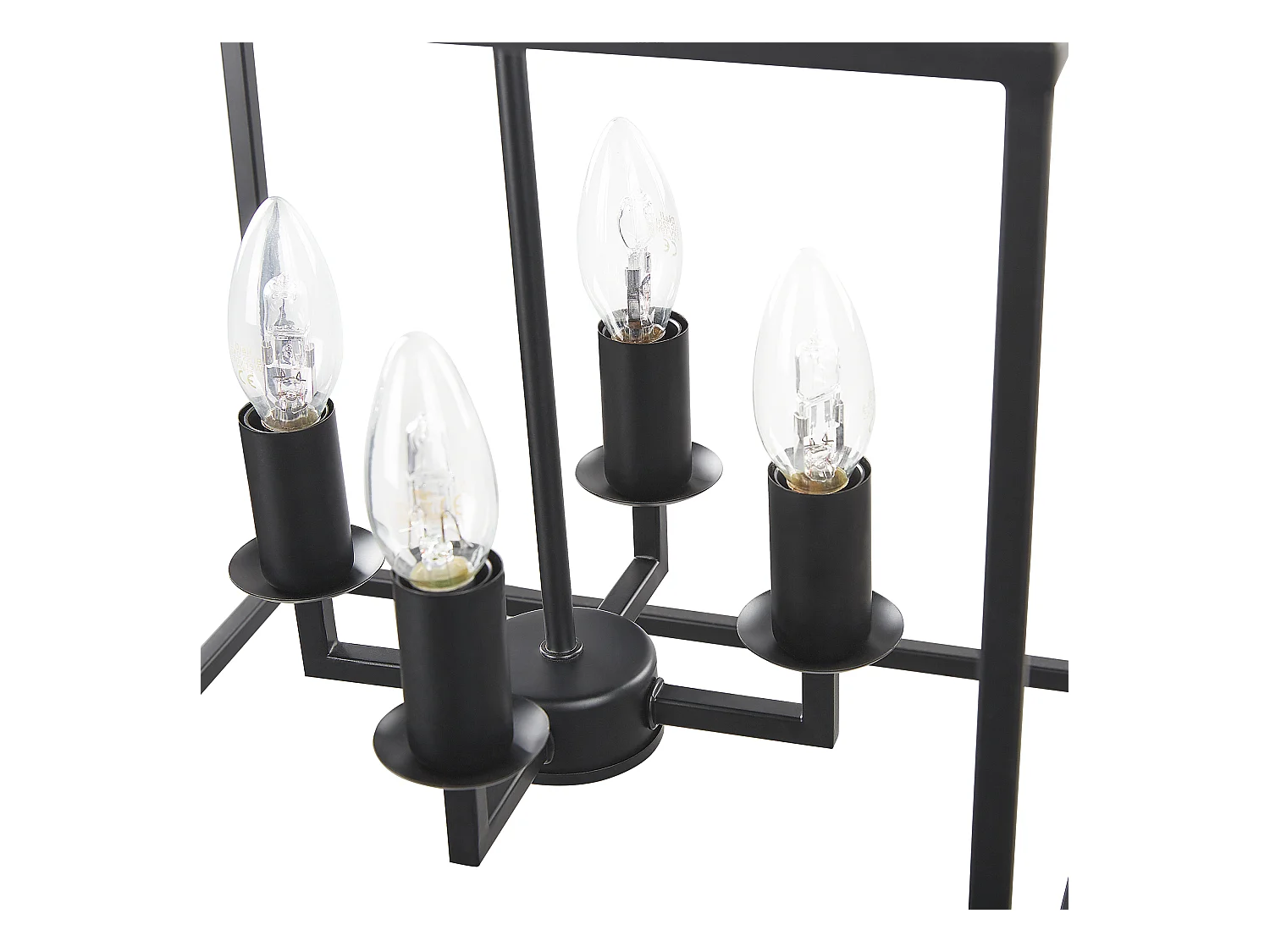 Deckenlampe WANCHET Metall Schwarz