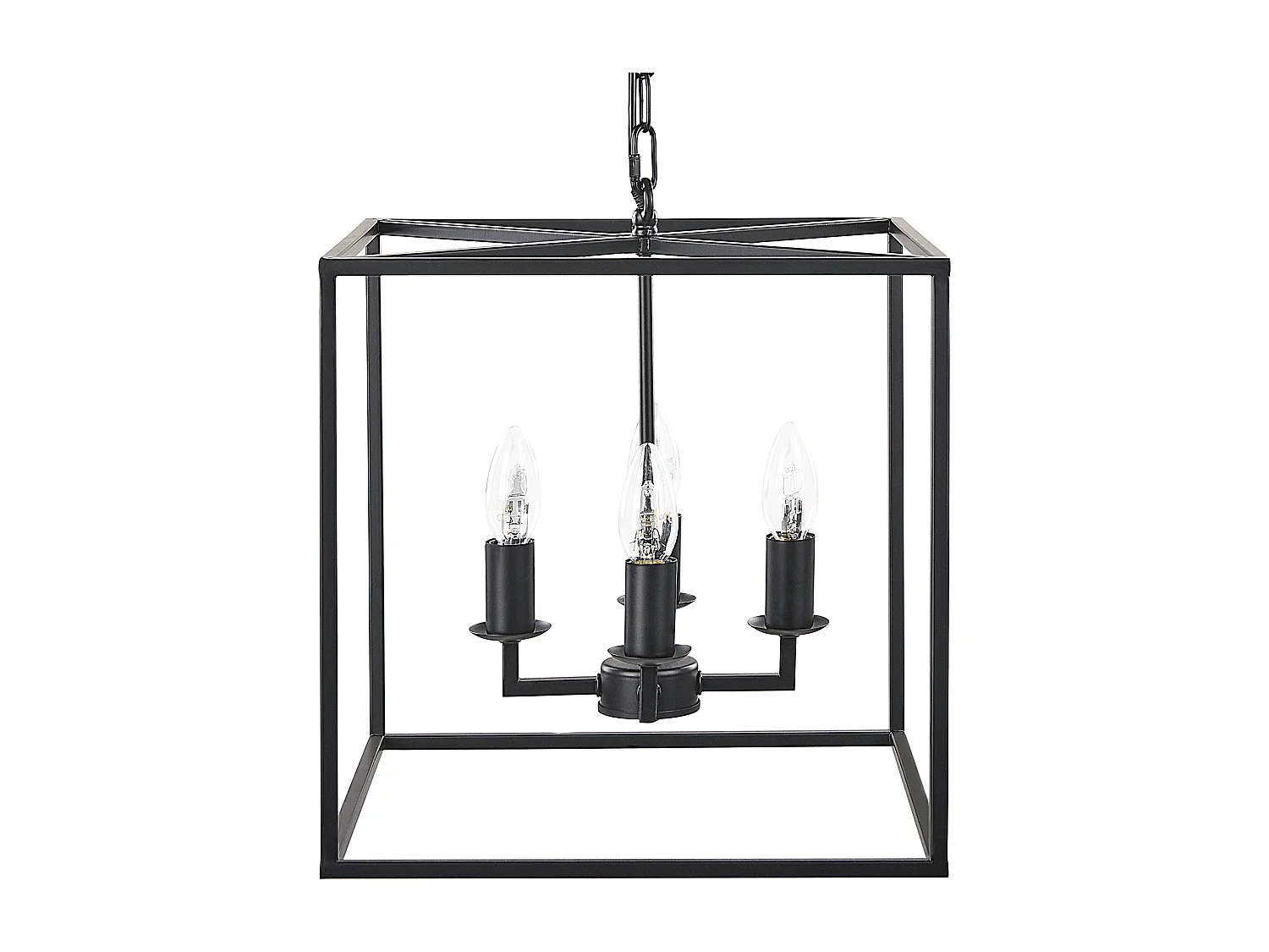 Deckenlampe WANCHET Metall Schwarz