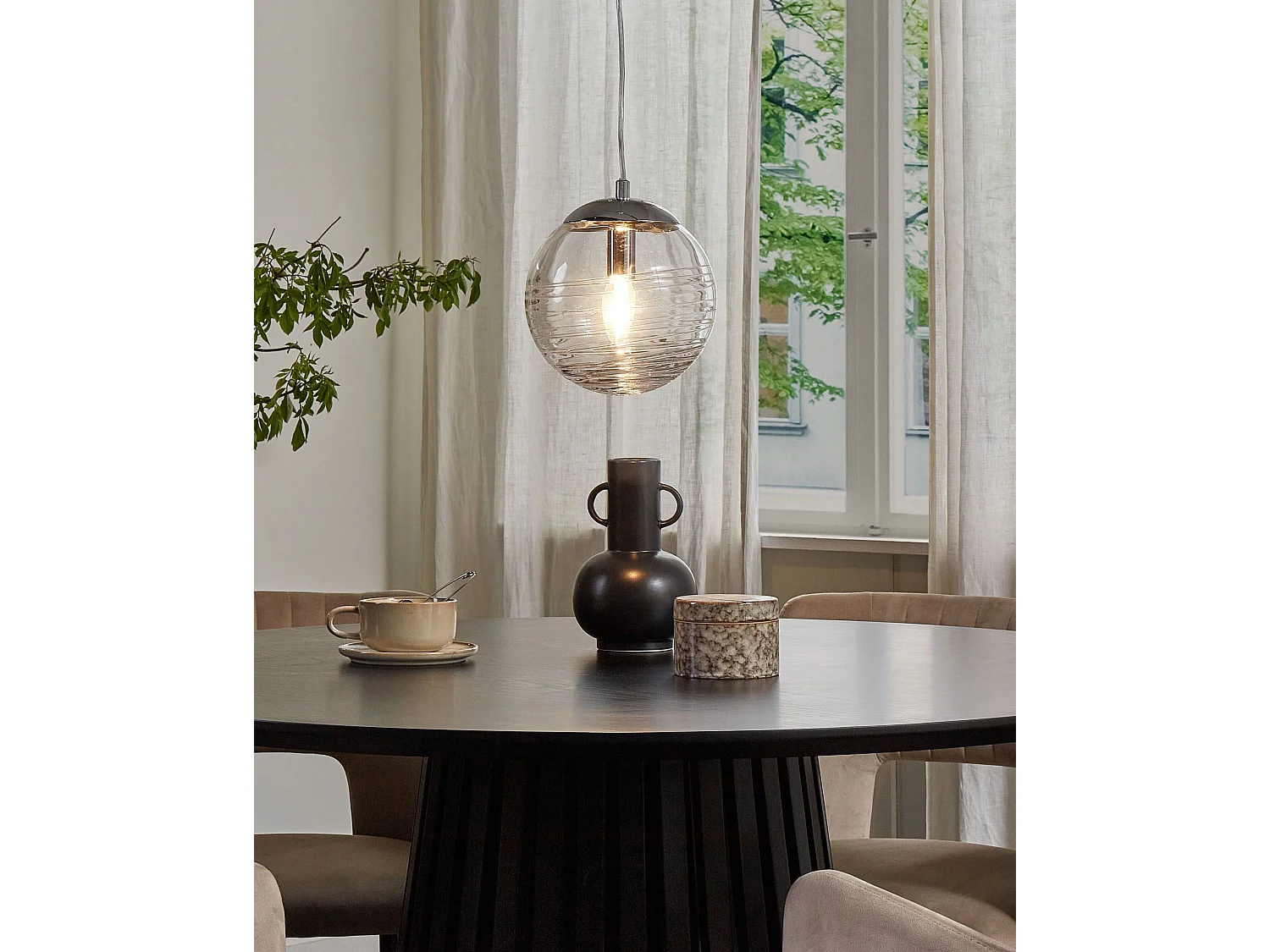 Lampa wisząca MIRNA Szkło Przezroczysty