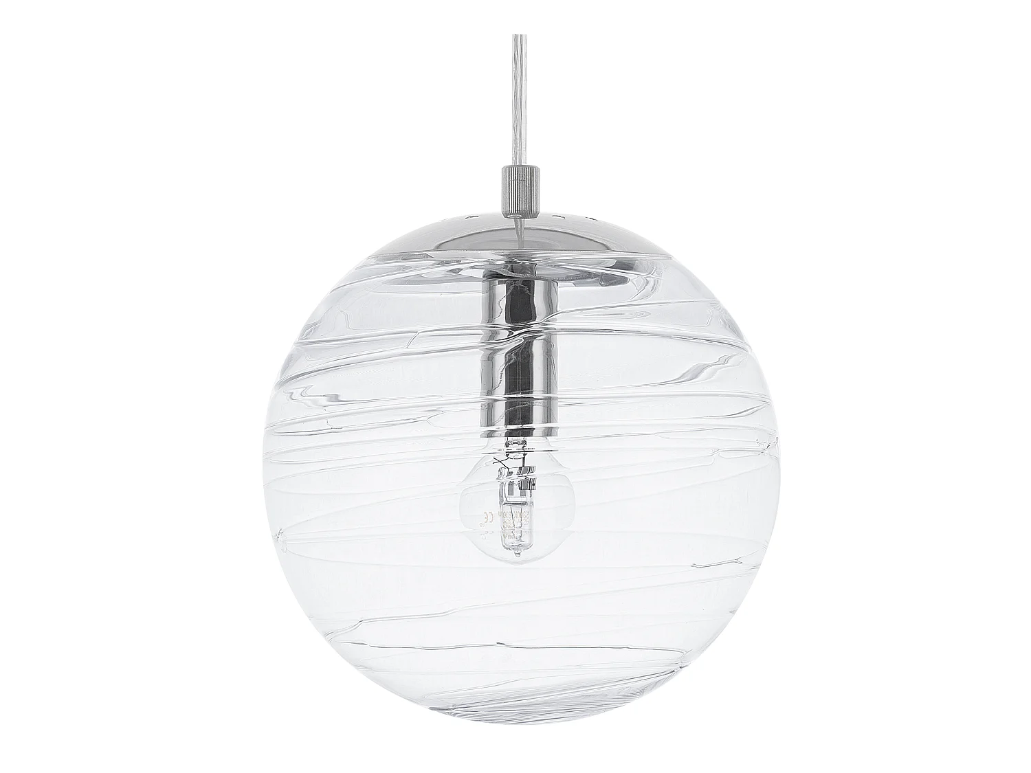 Lampe suspension MIRNA Verre Transparent