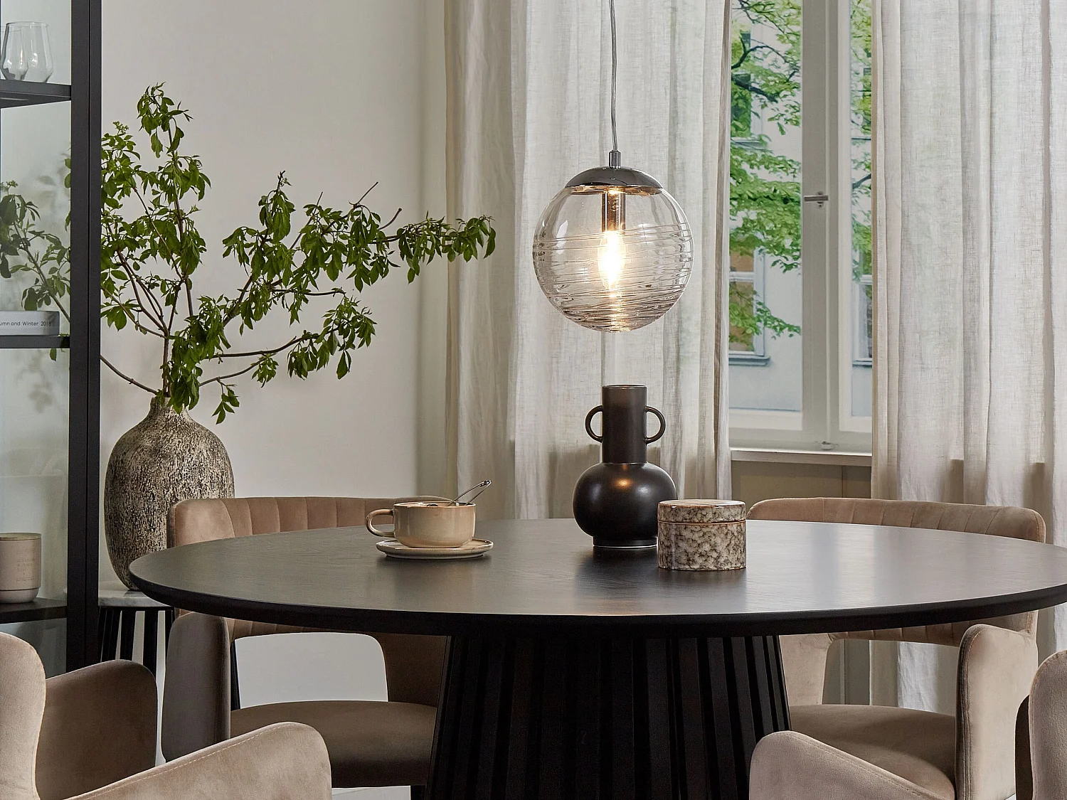 Pendant Lamp MIRNA Glass Transparent