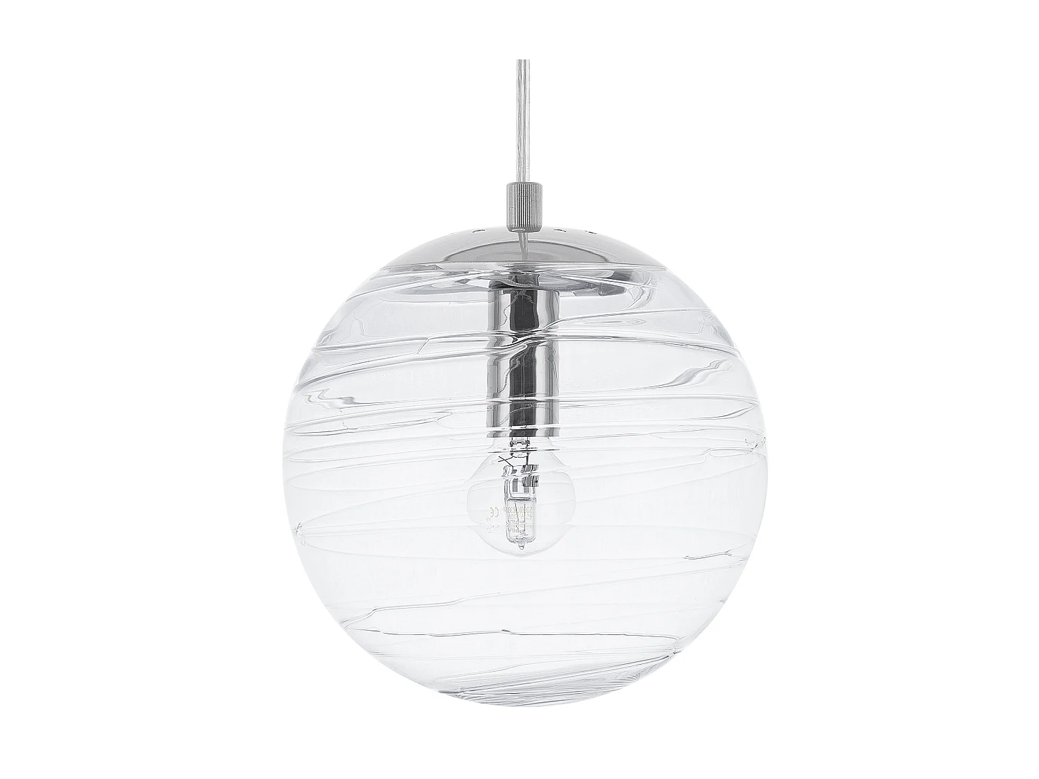 Lampe suspension MIRNA Verre Transparent