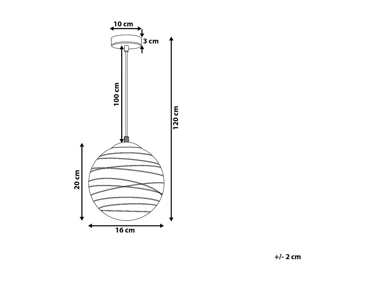 Lampe suspension MIRNA Verre Transparent