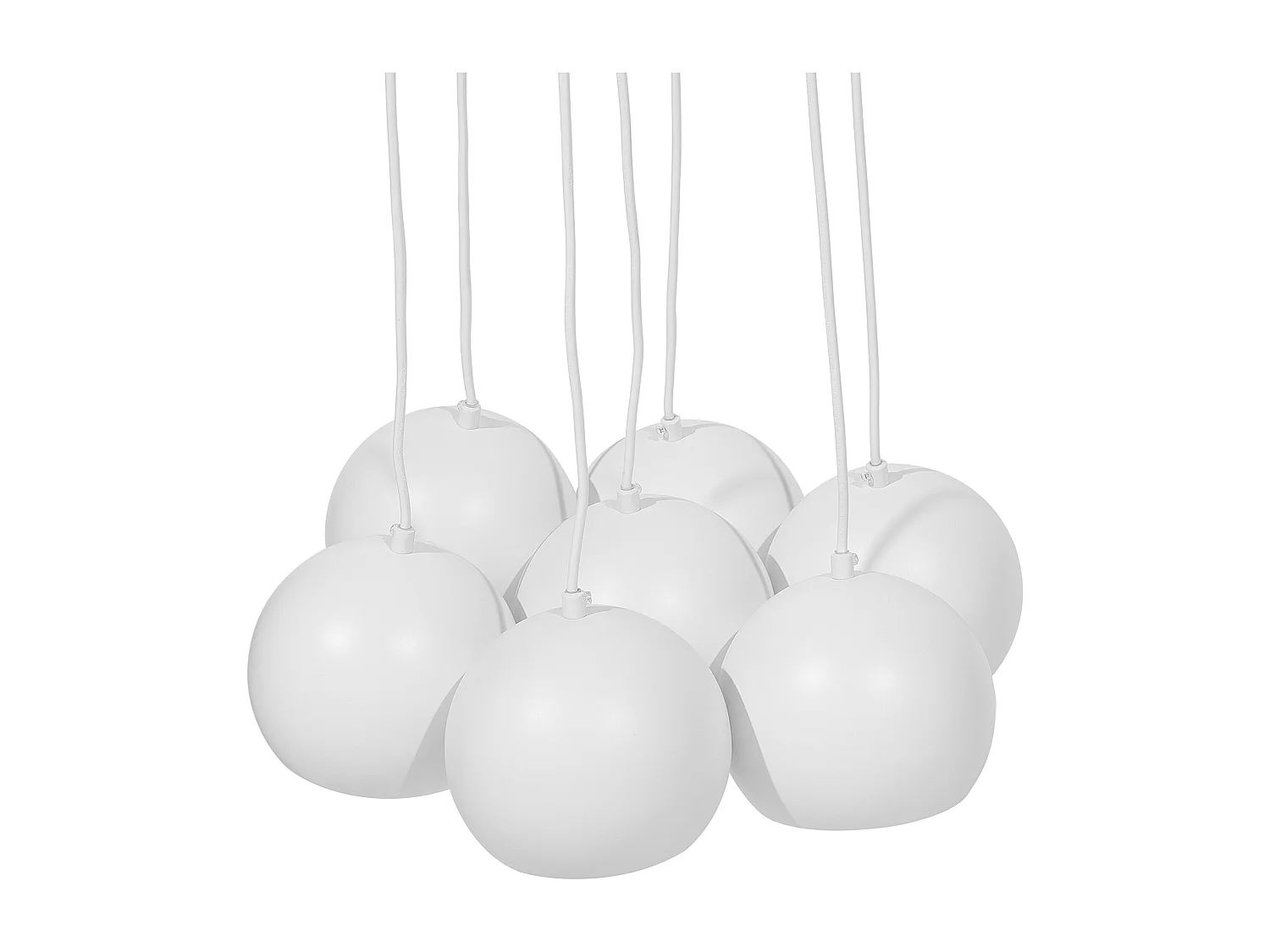 Lampe suspension OLZA Métal Blanc