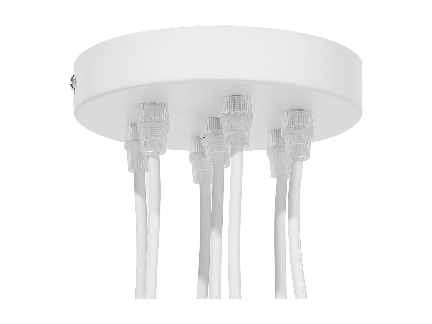 Lampe suspension OLZA Métal Blanc