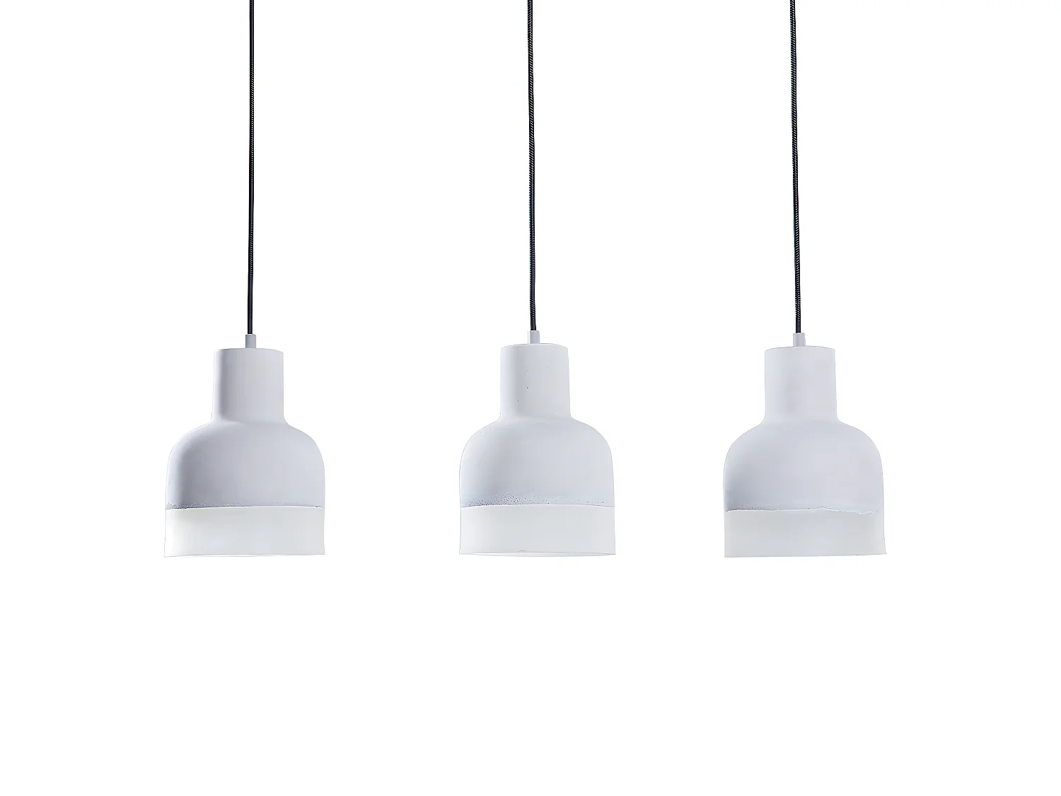 Lampe suspension en béton gris LUNI