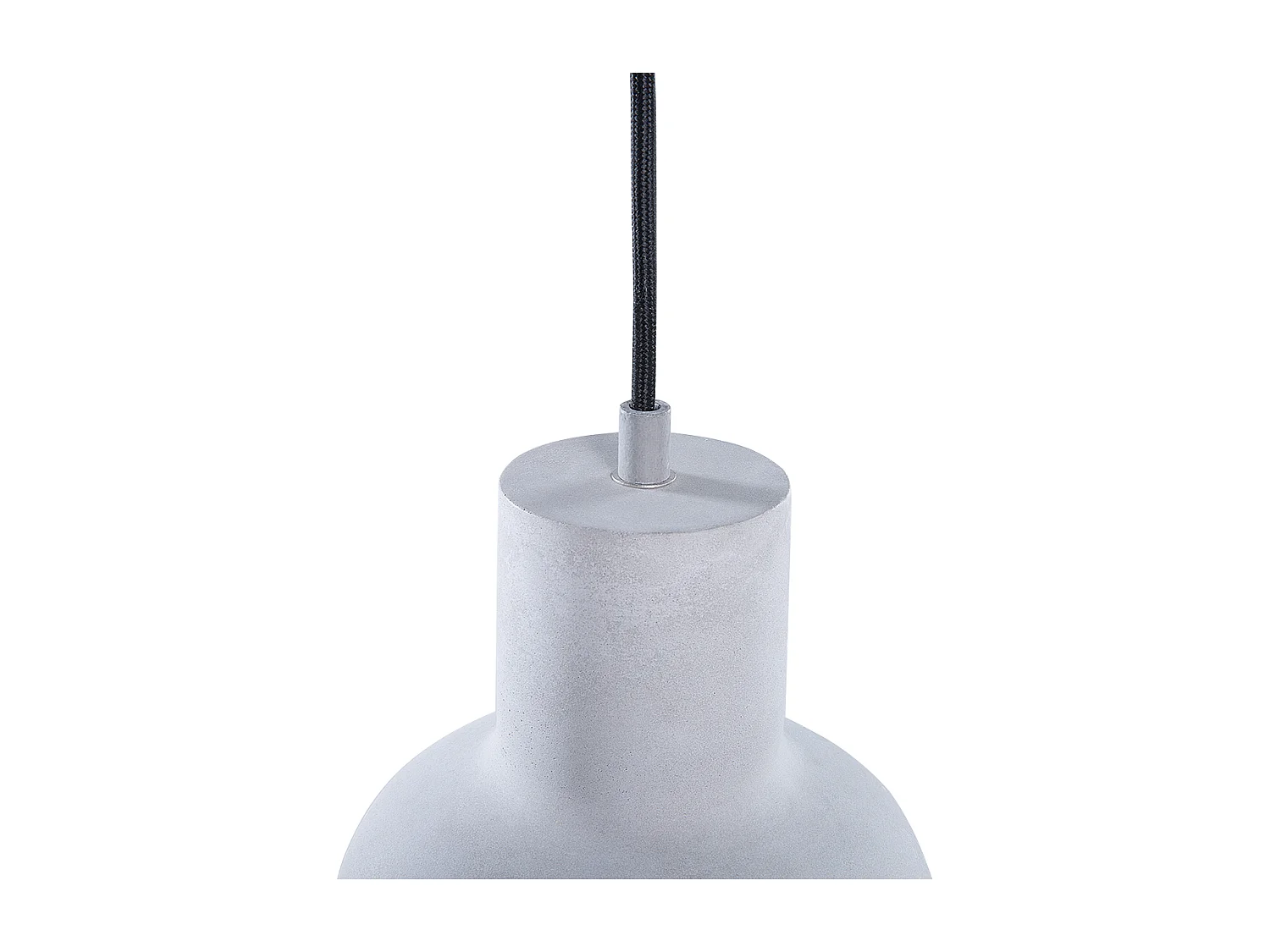 Lampe suspension en béton gris LUNI