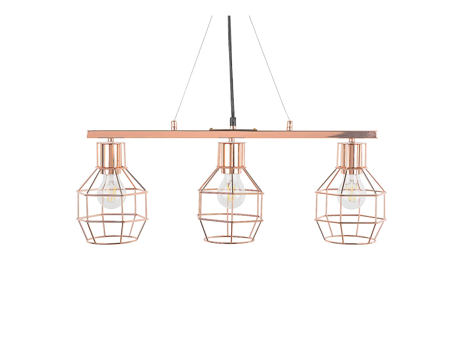 Lampe suspension ORNE Métal Cuivré