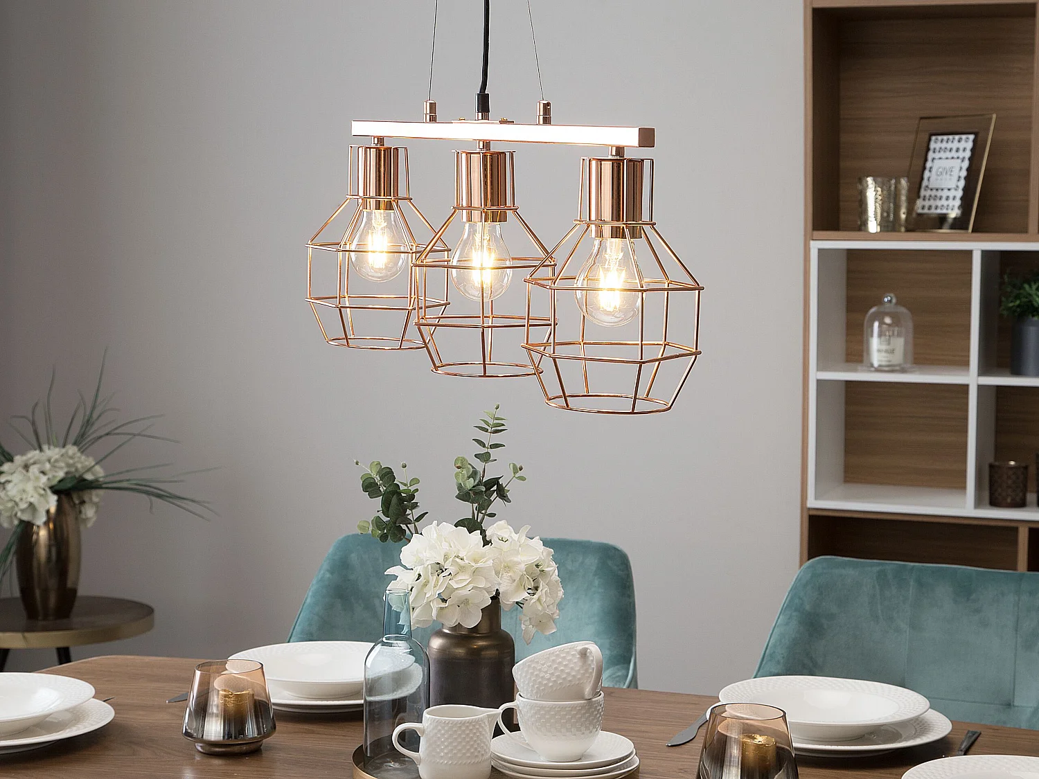 Lampe suspension ORNE Métal Cuivré