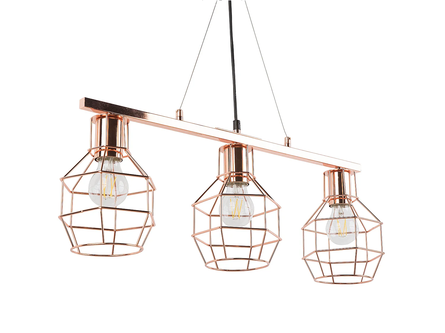 Lampe suspension ORNE Métal Cuivré