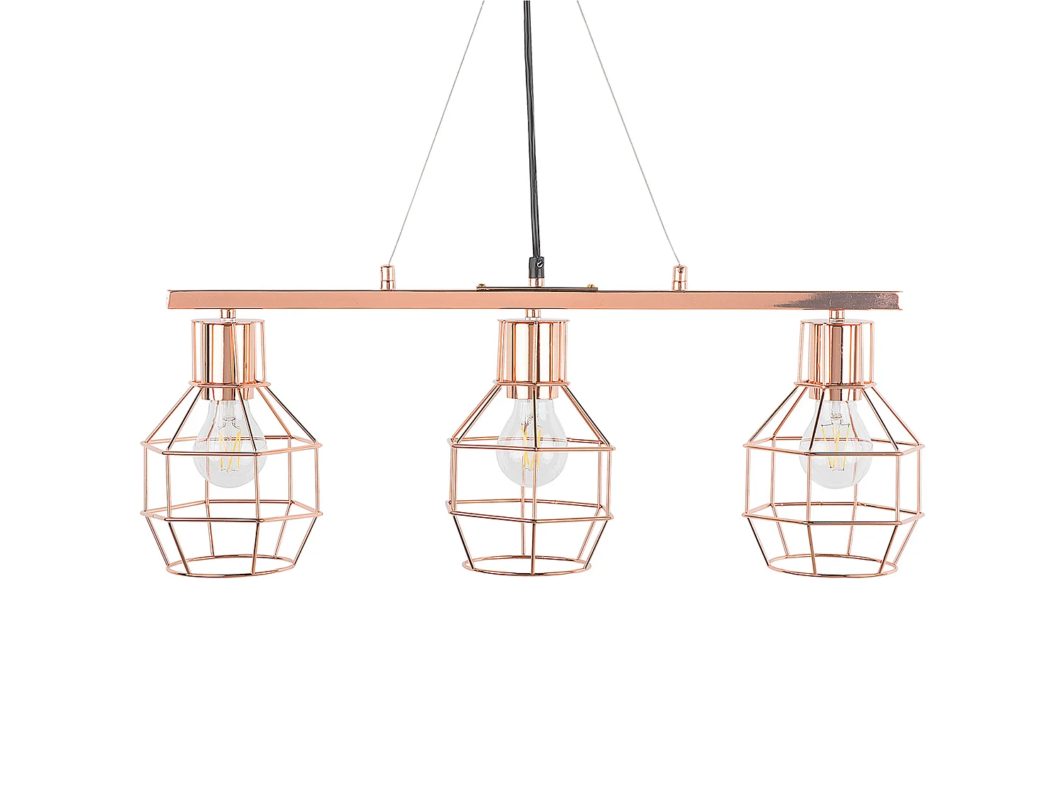 Lampe suspension ORNE Métal Cuivré