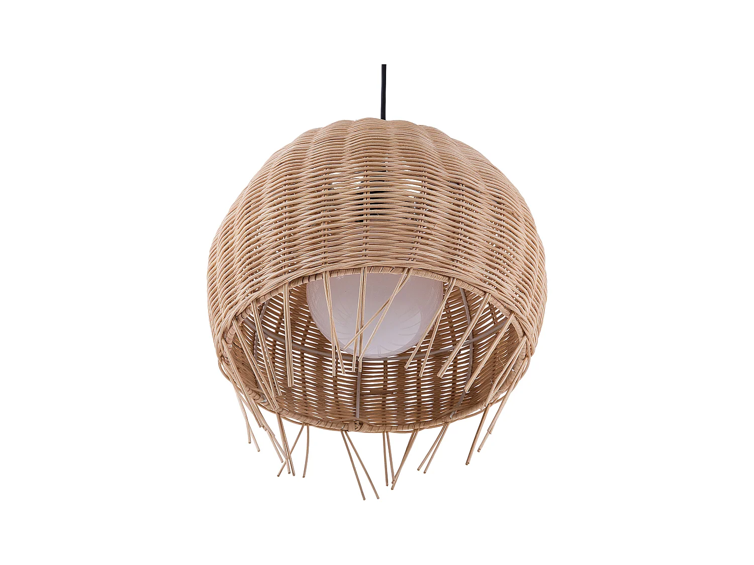 Hanglamp DRINO Rotan Lichtbruin