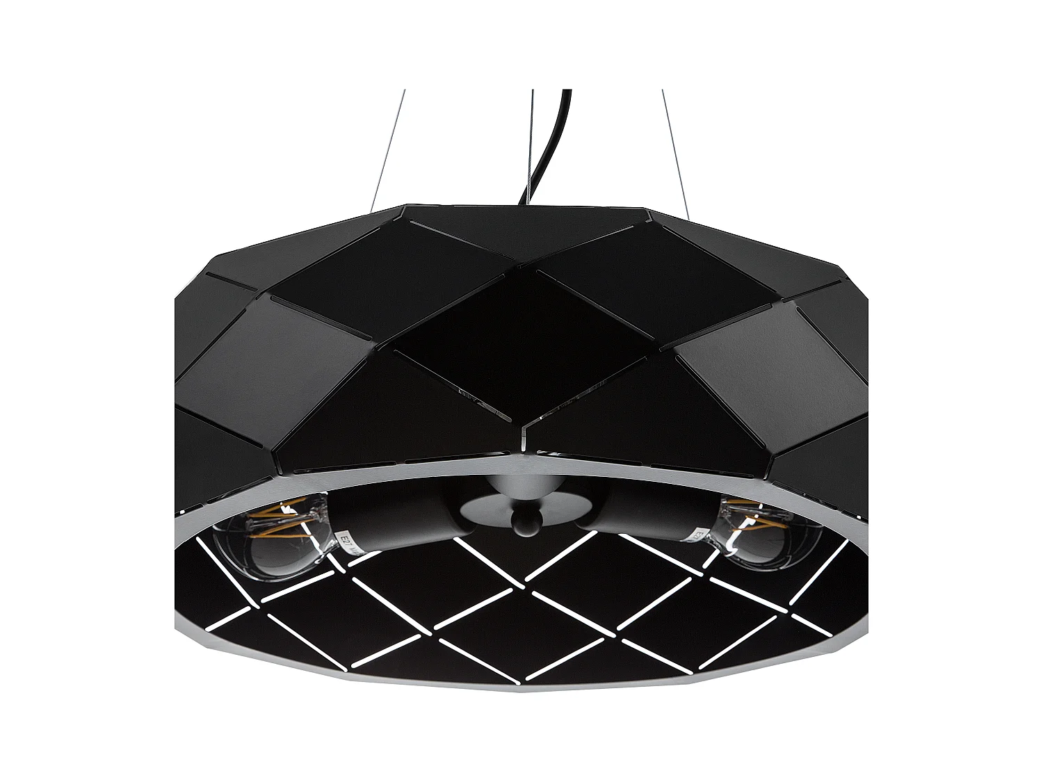 Lampe suspension noire CESANO