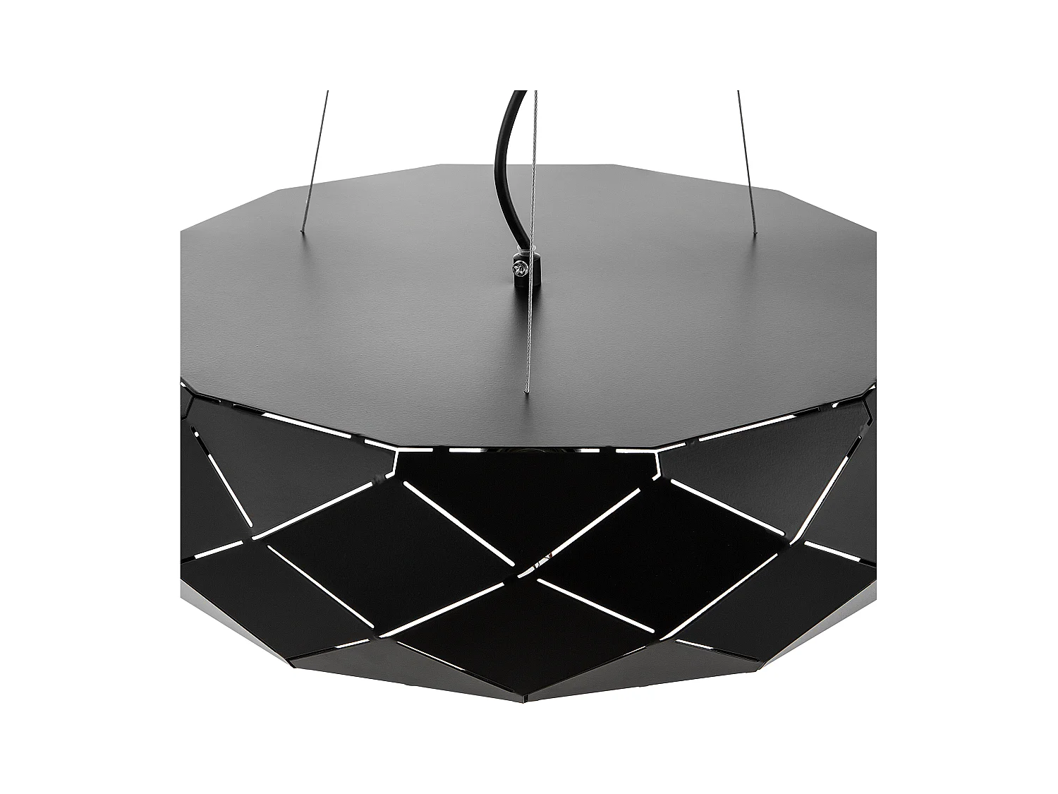 Lampe suspension noire CESANO