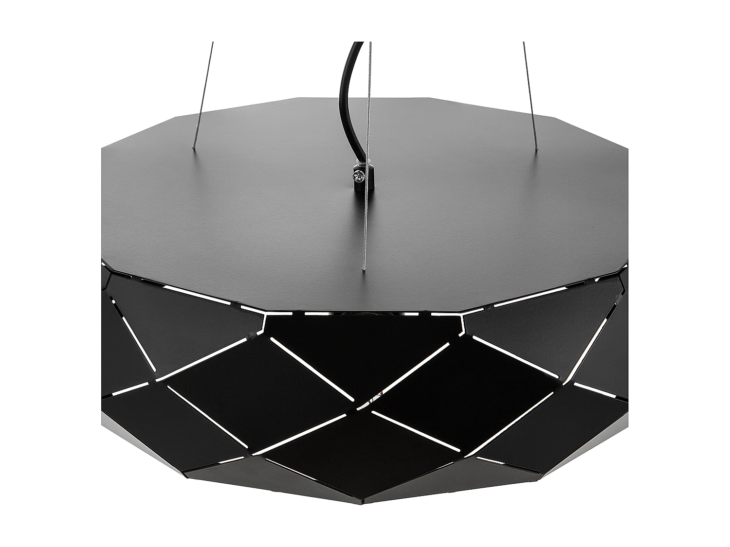 Lampe suspension noire CESANO