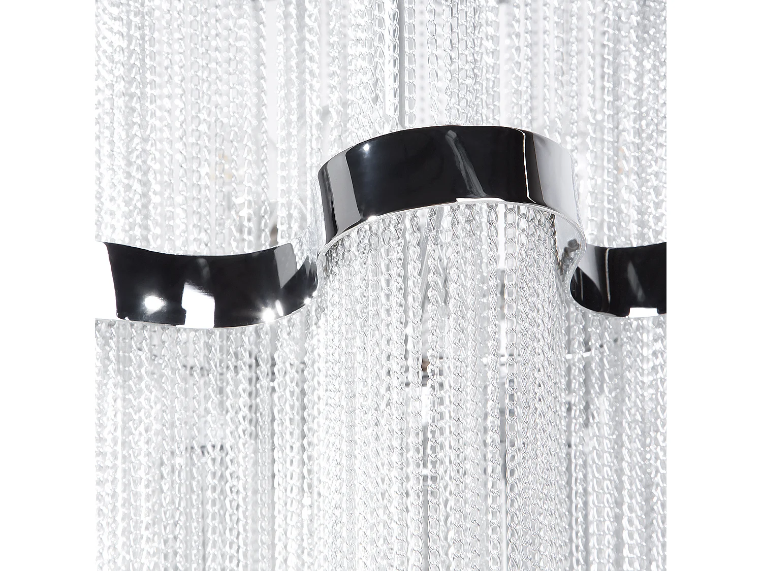 Lustre MUCONE Métal Argenté