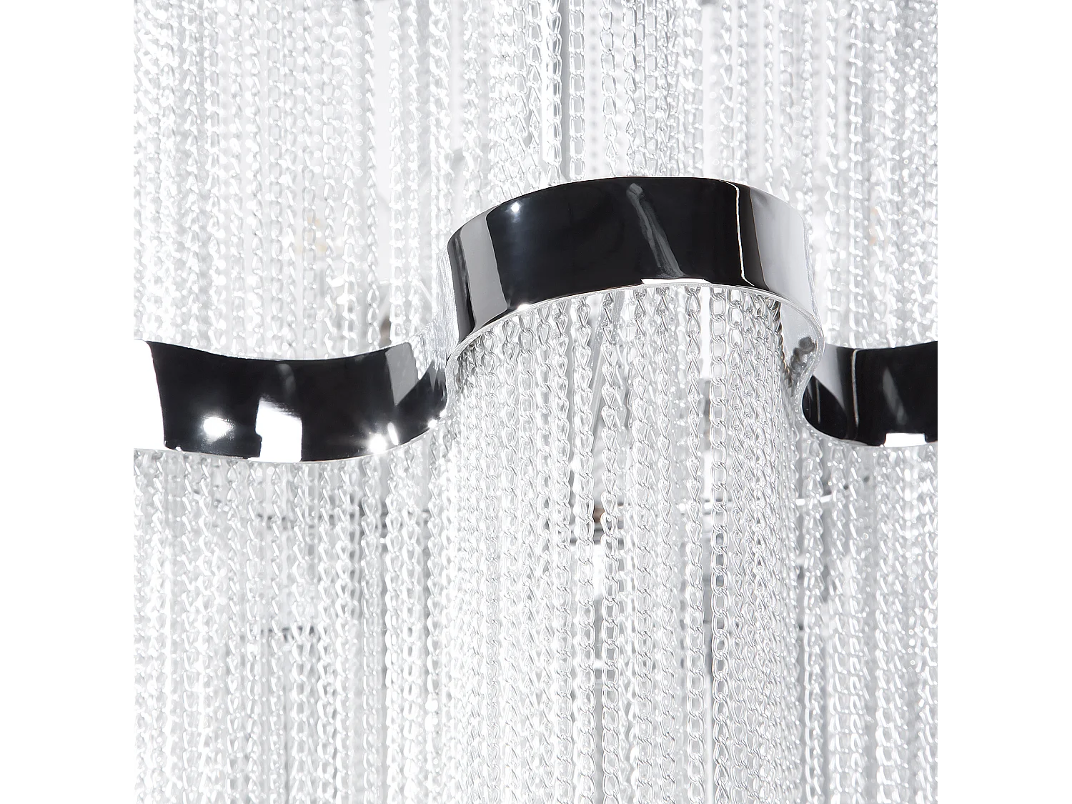 Lustre MUCONE Métal Argenté