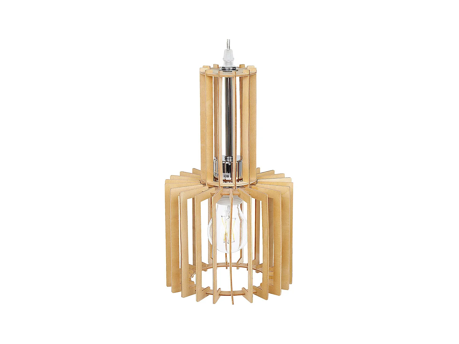 Hanglamp NIARI Lichtbruin