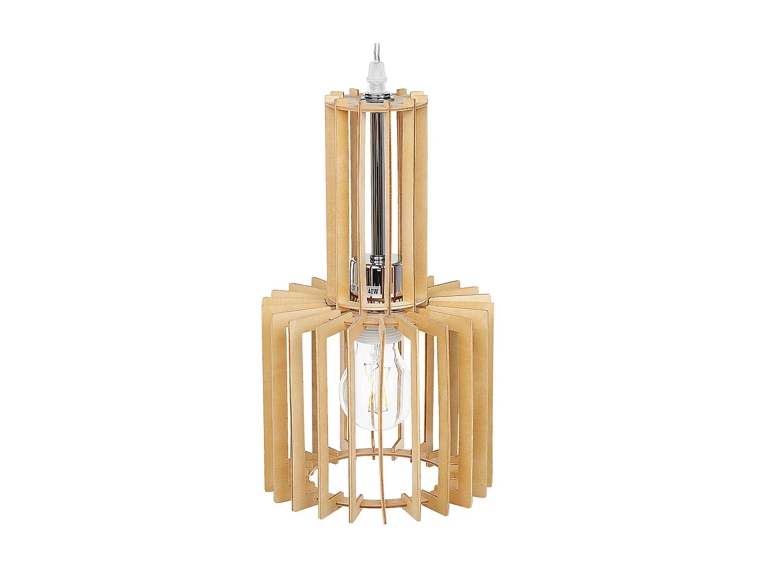 Lampe suspension NIARI Marron clair