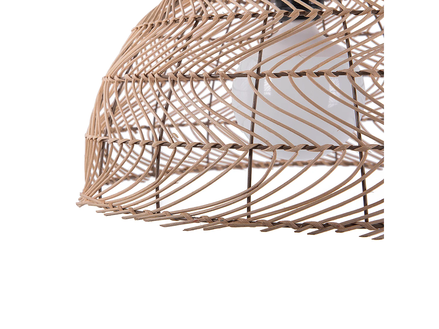 Lampadario SELENGE Rattan Marrone chiaro