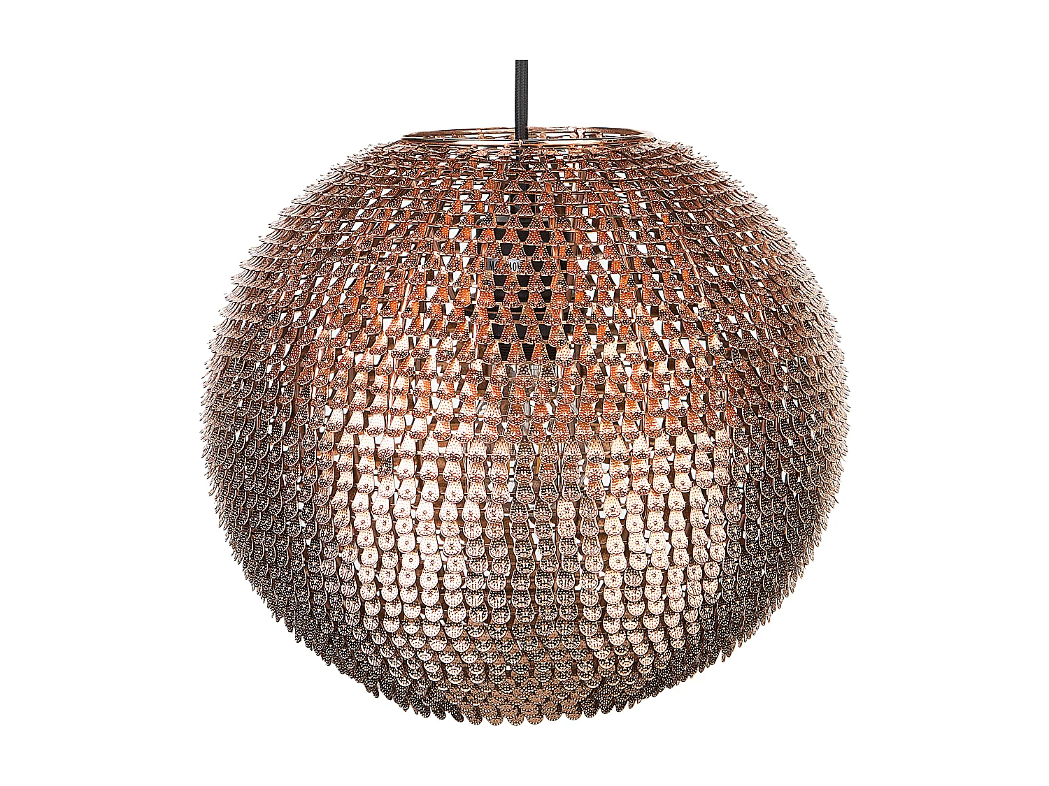 Lampe suspension SEINE Métal Cuivré