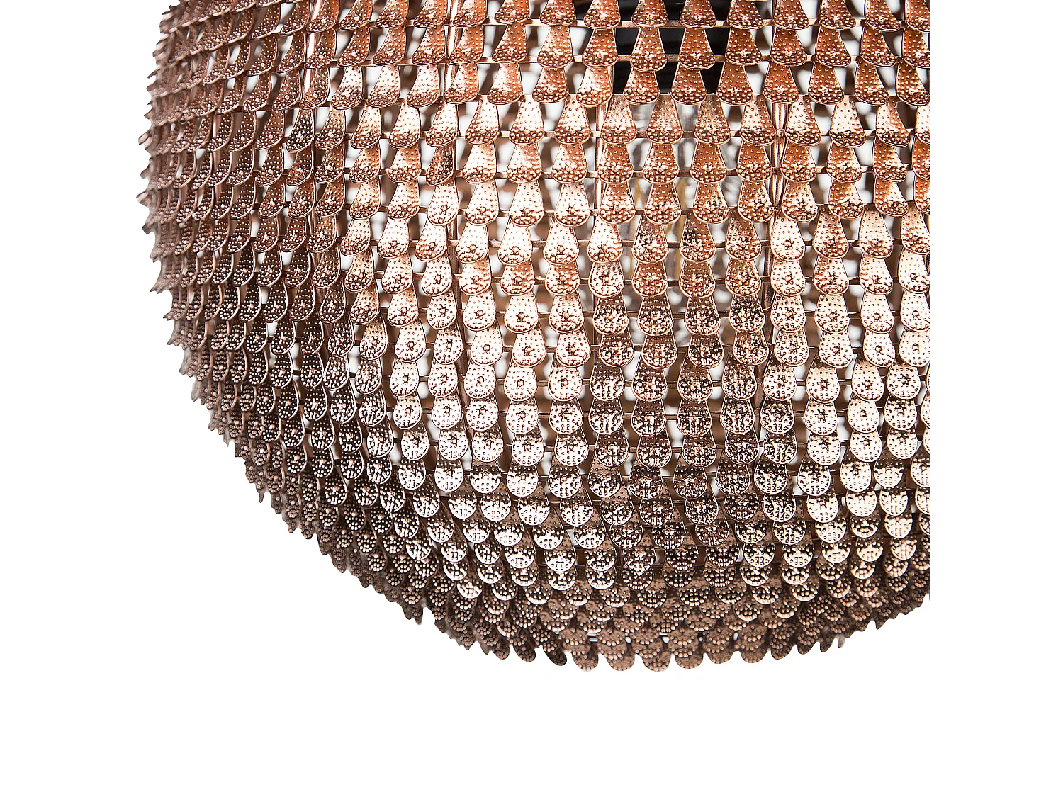 Lampe suspension SEINE Métal Cuivré