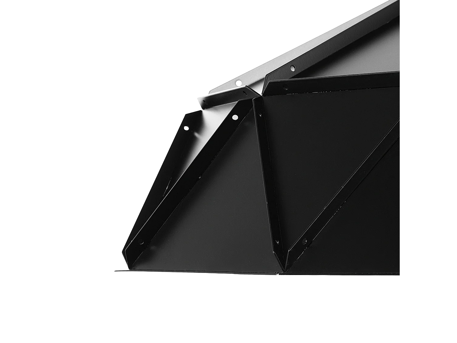 Industrielle Hängelampe geometrischer Lampenschirm schwarz Senia