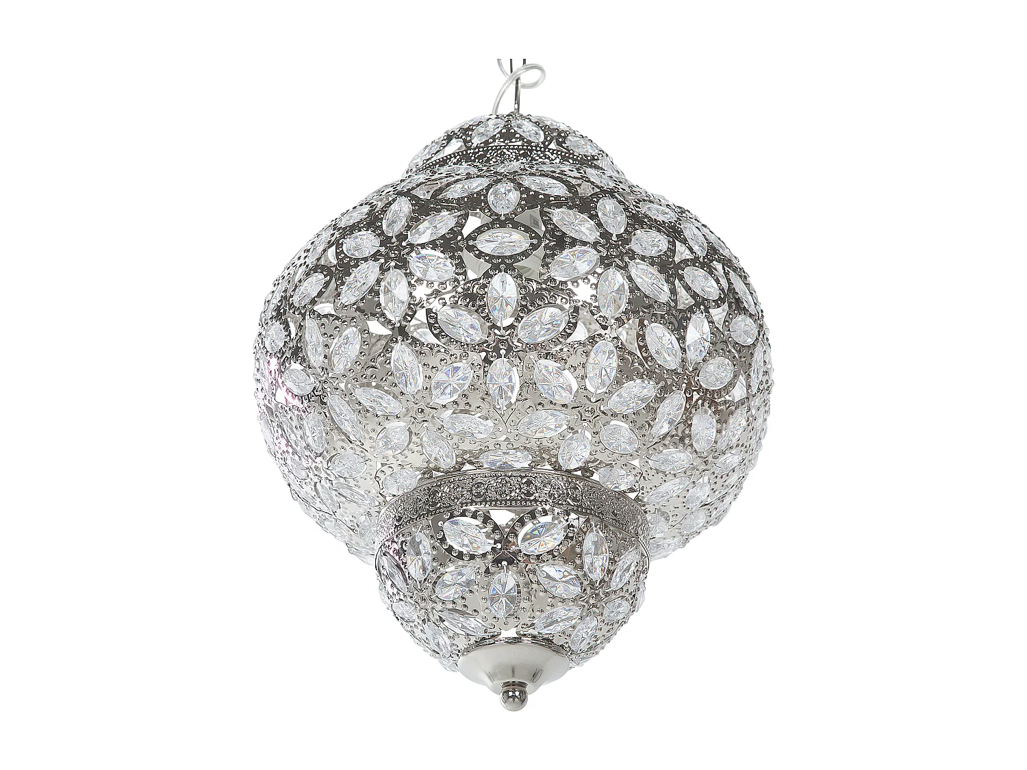 Lampe suspension BANDAMA Argenté