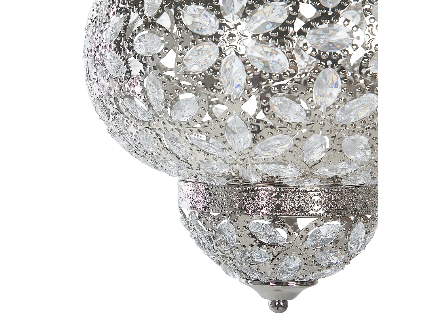 Lampe suspension BANDAMA Argenté