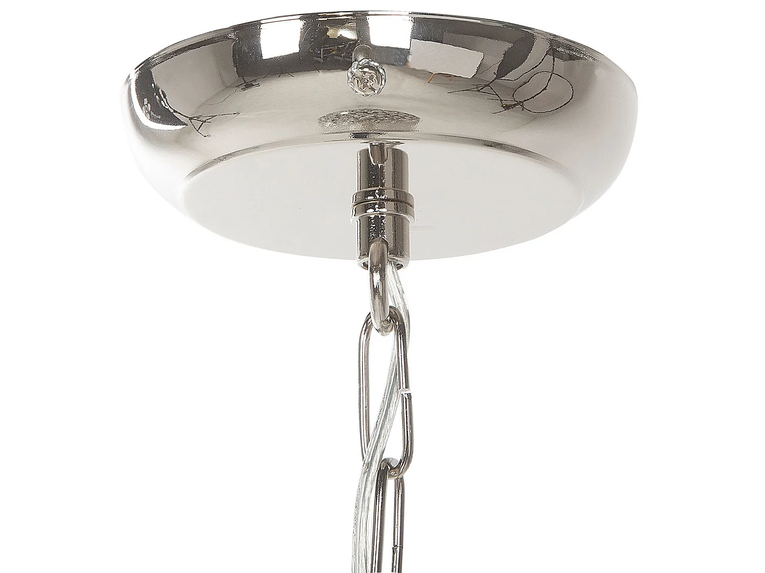 Lampe suspension BANDAMA Argenté