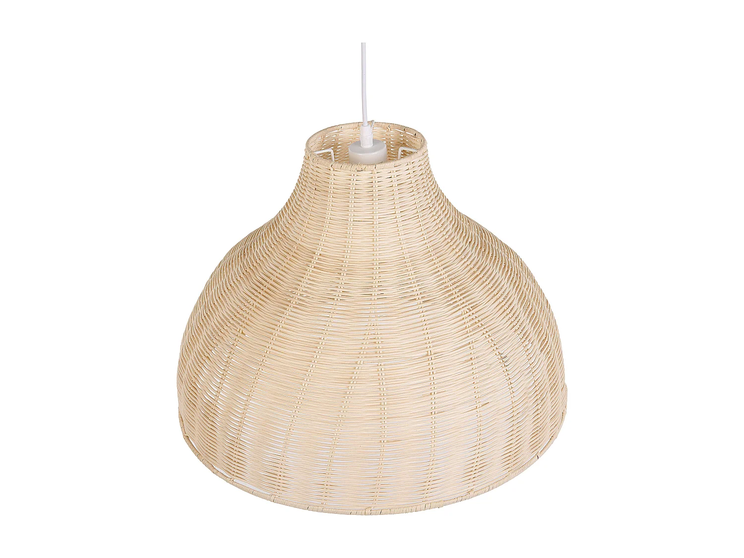 Lampe suspension MILLIAN Rotin Marron clair