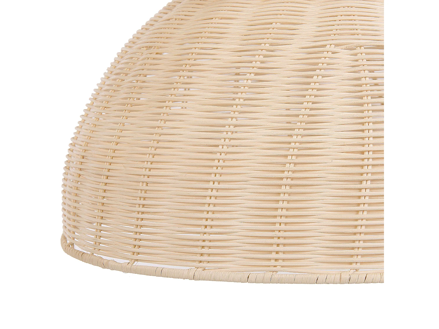 Lampe suspension MILLIAN Rotin Marron clair