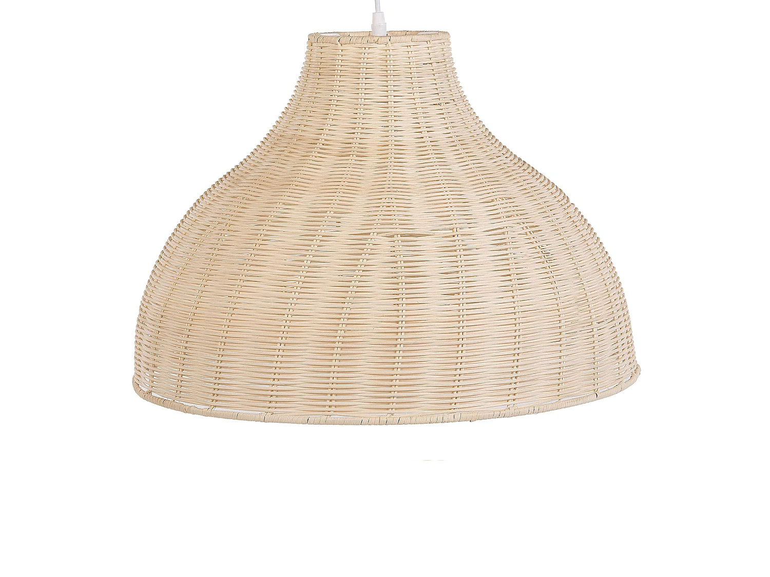 Hängelampe MILLIAN Rattan Hellbraun