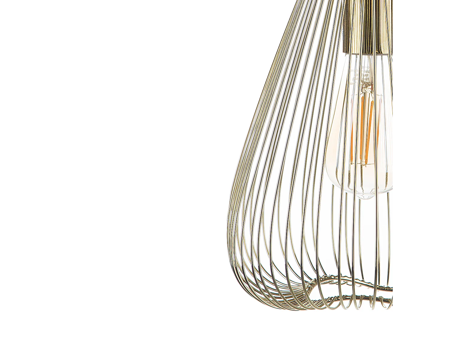 Hängelampe CONCA Metall Gold