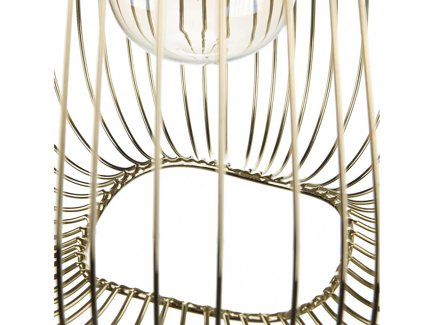 Lampe suspension CONCA Métal Doré