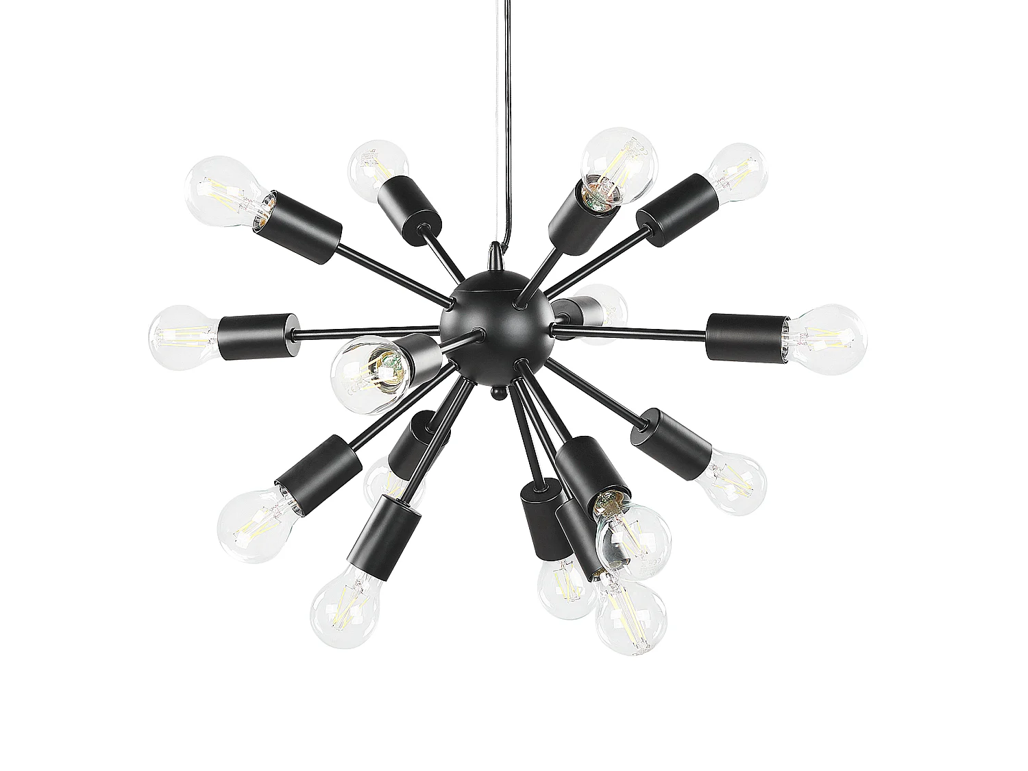 Lampe suspension BALAGAS Métal Noir