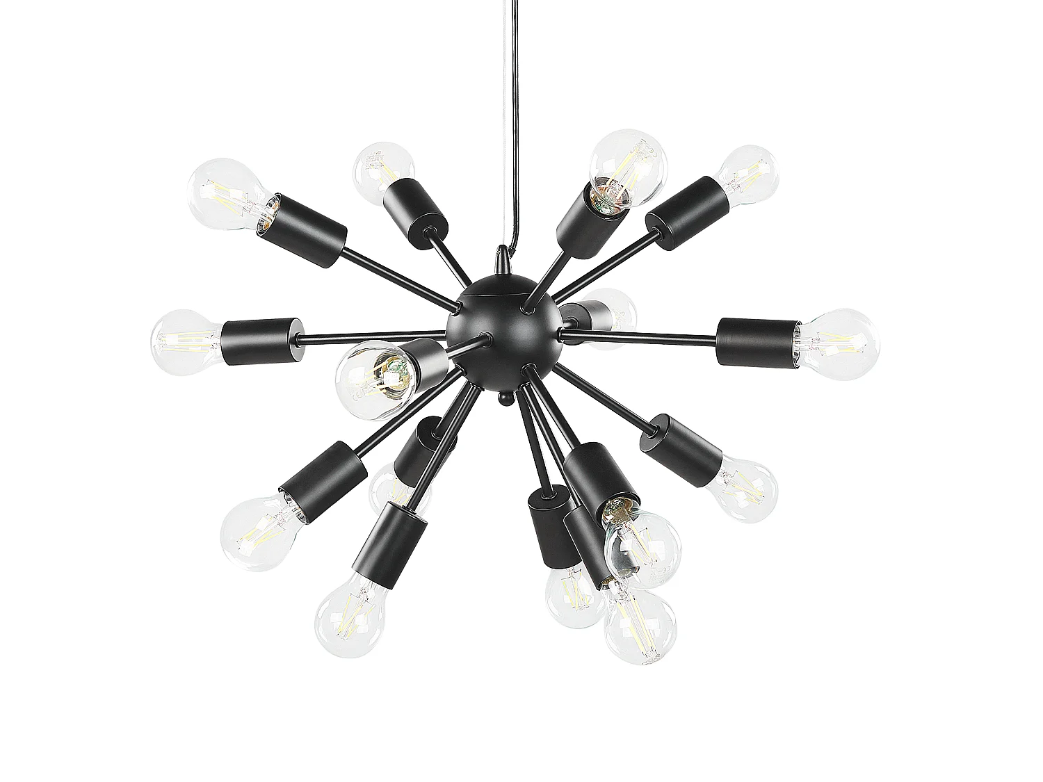 Lampe suspension BALAGAS Métal Noir