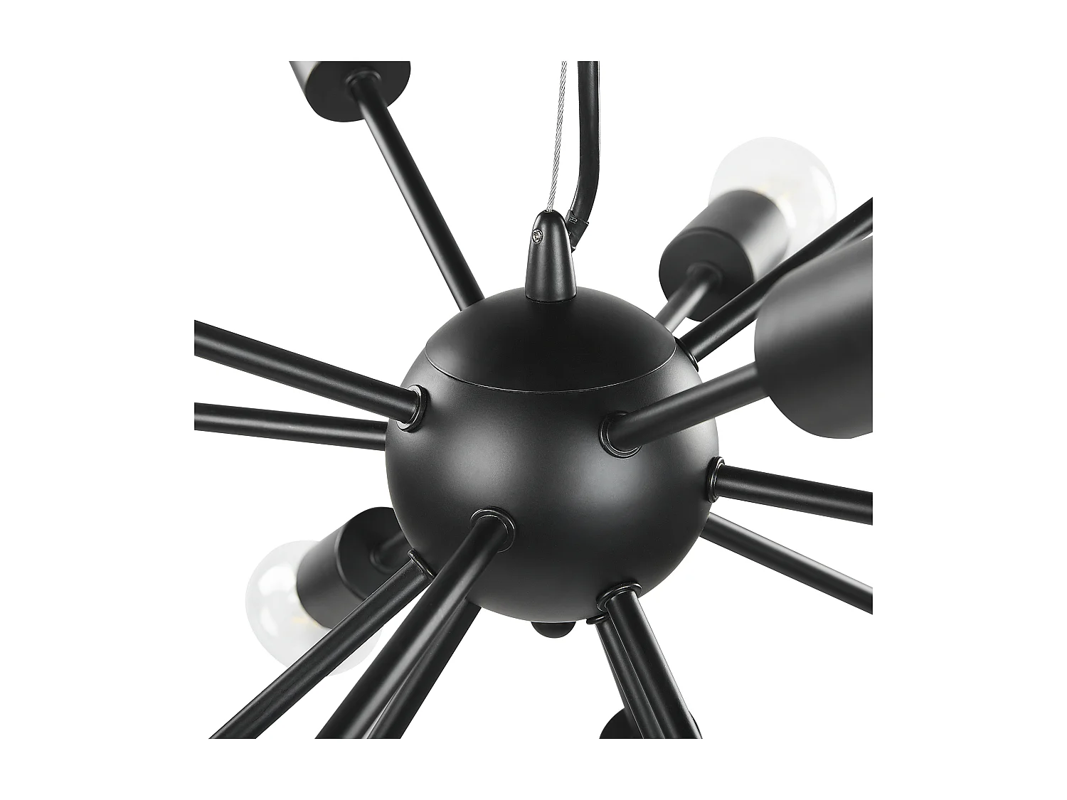 Lampe suspension BALAGAS Métal Noir