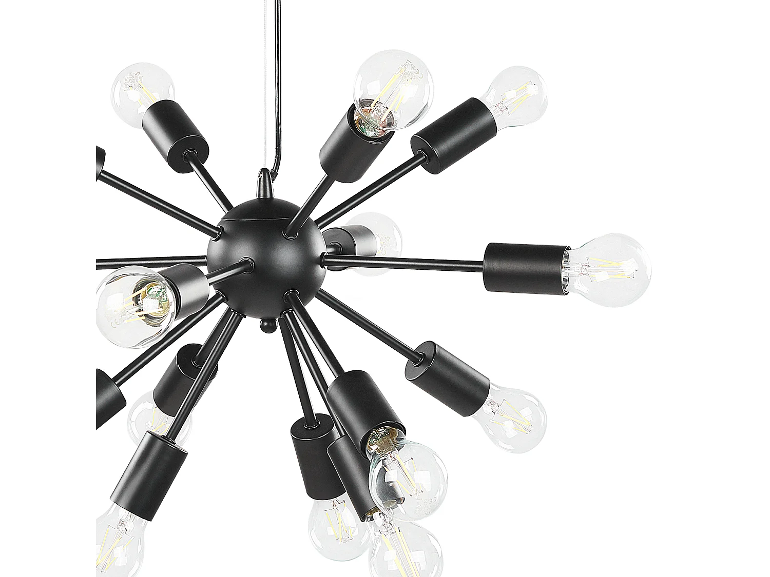 Lampe suspension BALAGAS Métal Noir