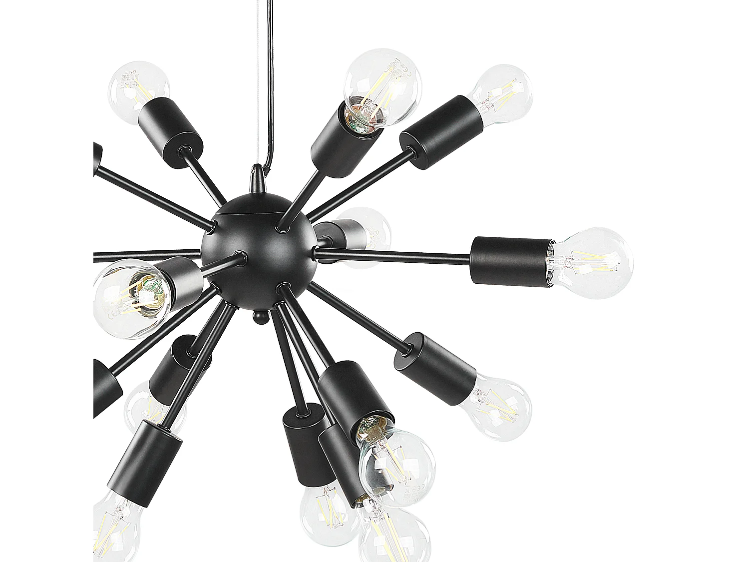 Lampe suspension BALAGAS Métal Noir