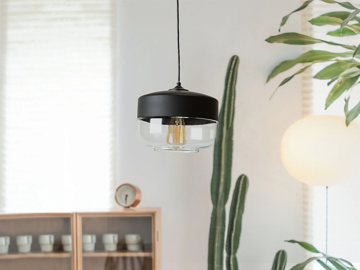 Hanglamp MURRAY Glas Zwart