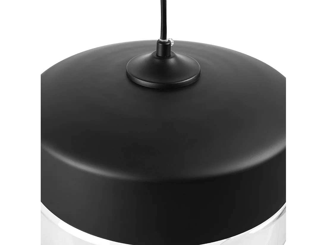 Lampe suspension MURRAY Verre Noir