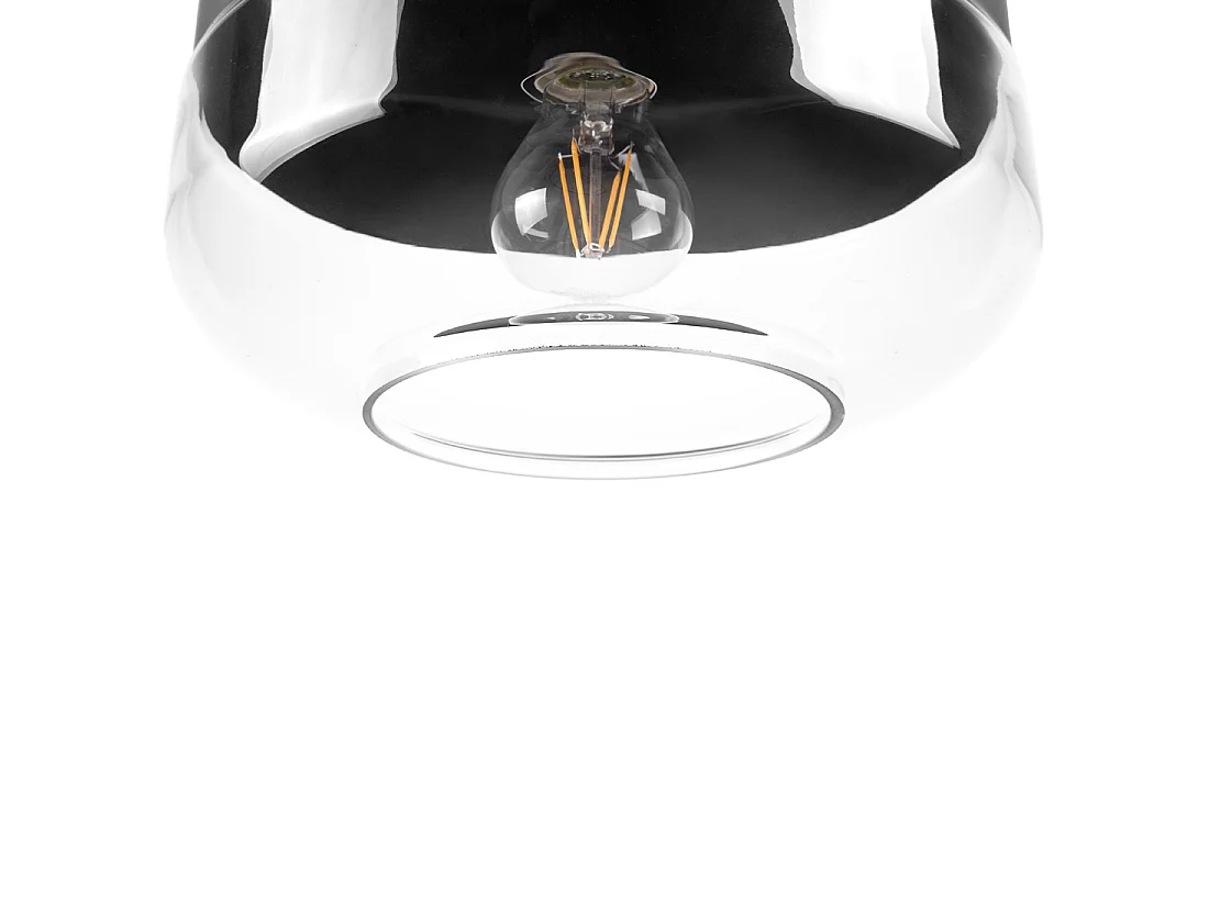 Lampe suspension MURRAY Verre Noir