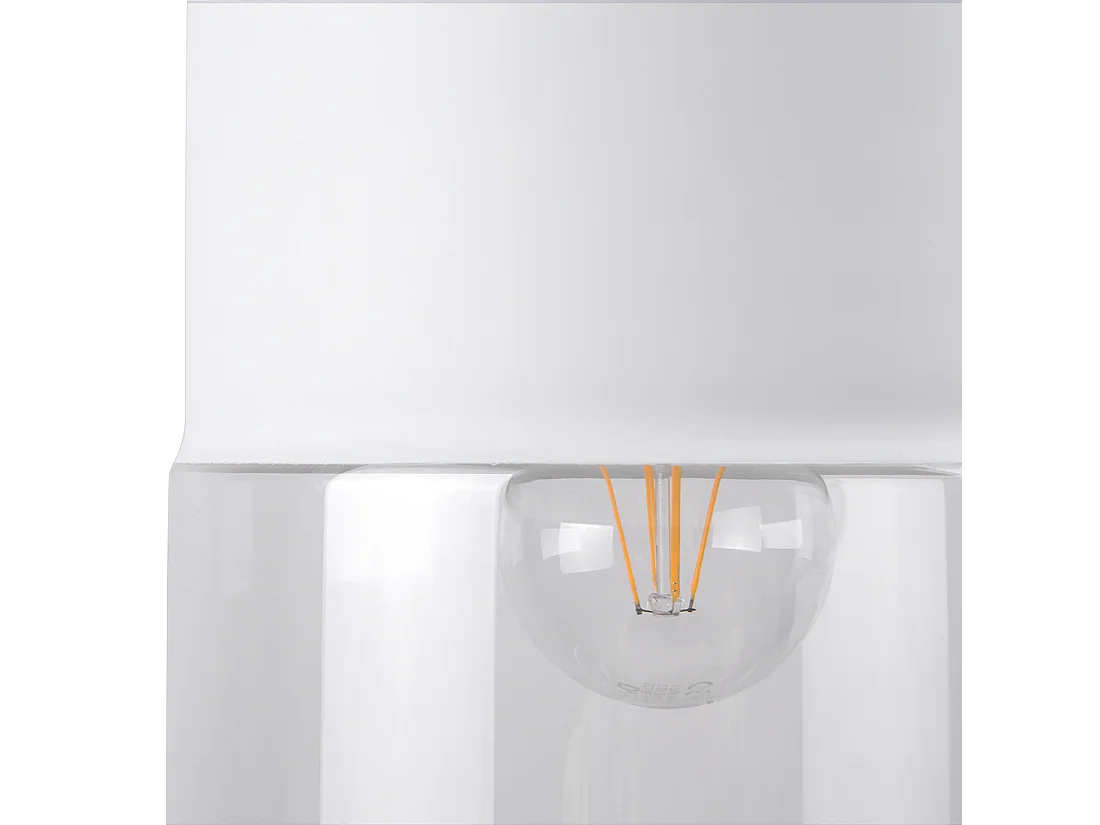 Lámpara colgante JURUA Vidrio Blanco