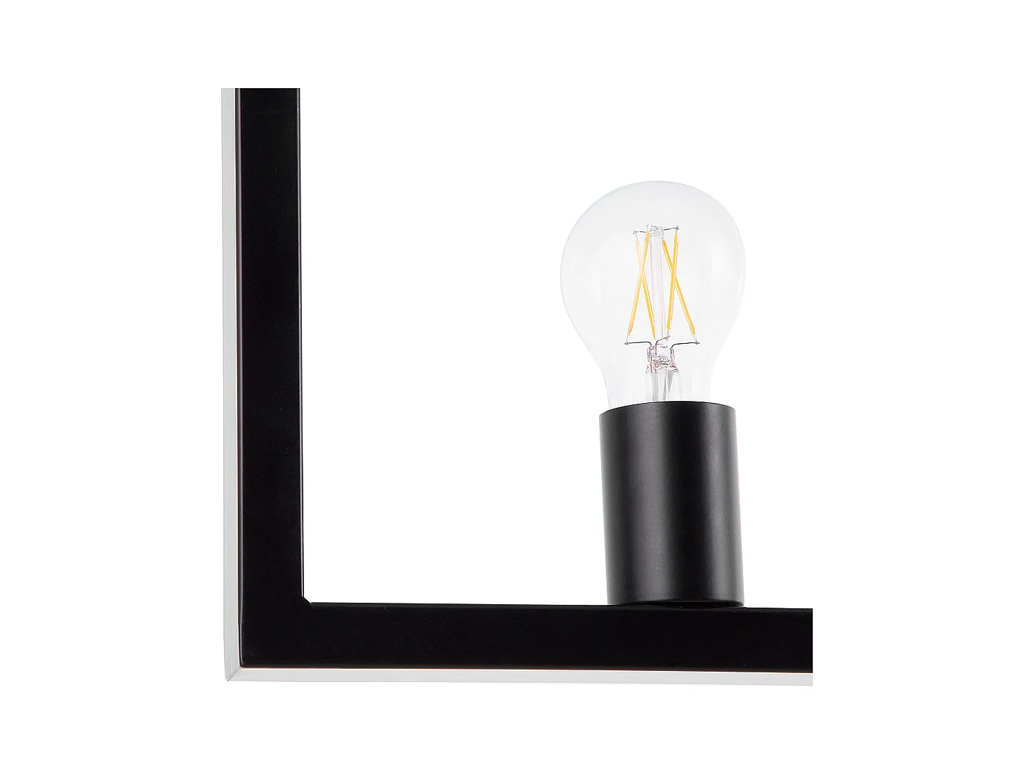 Lampe suspension BAYAS Métal Noir