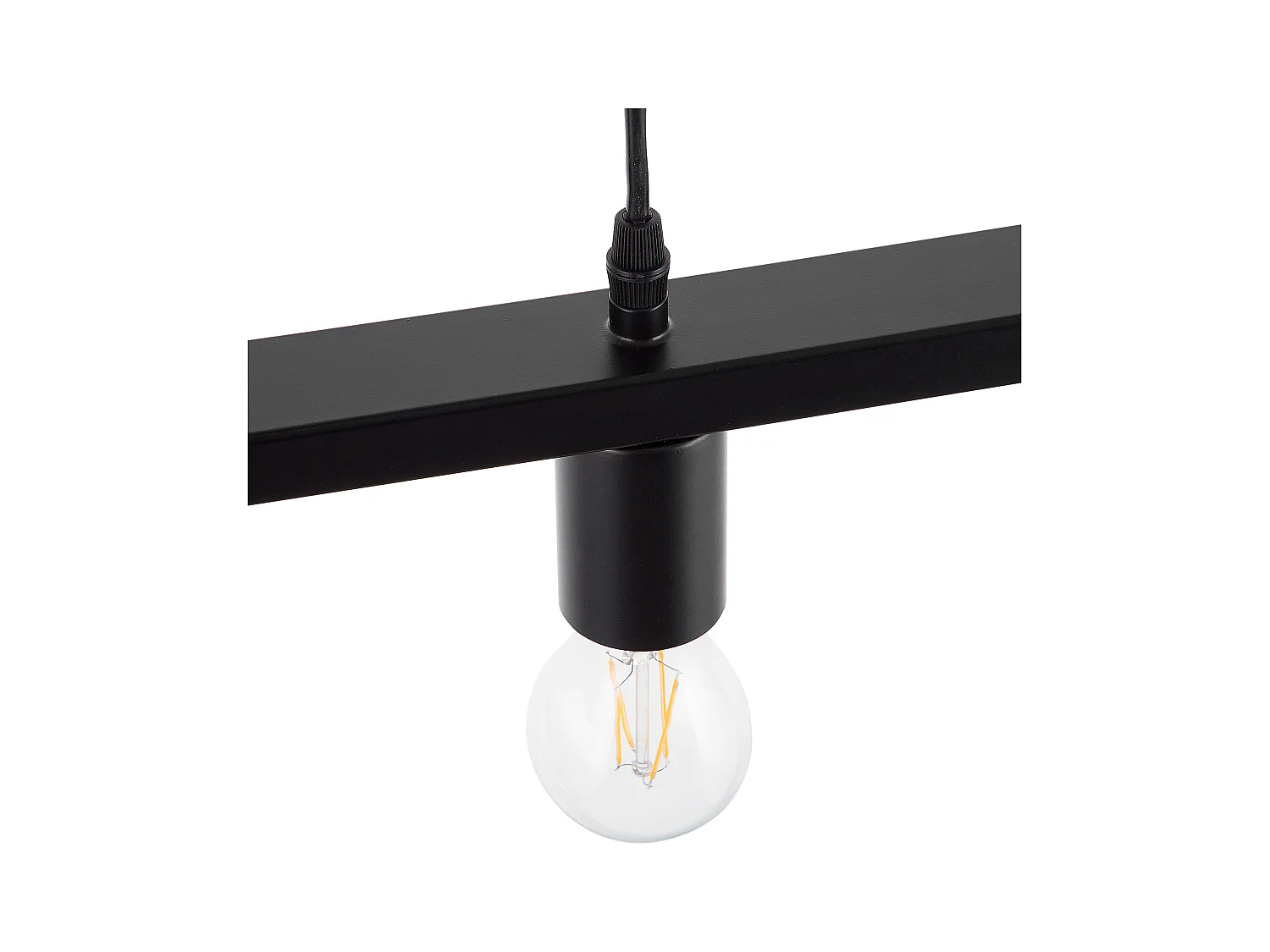 Lampe suspension BAYAS Métal Noir