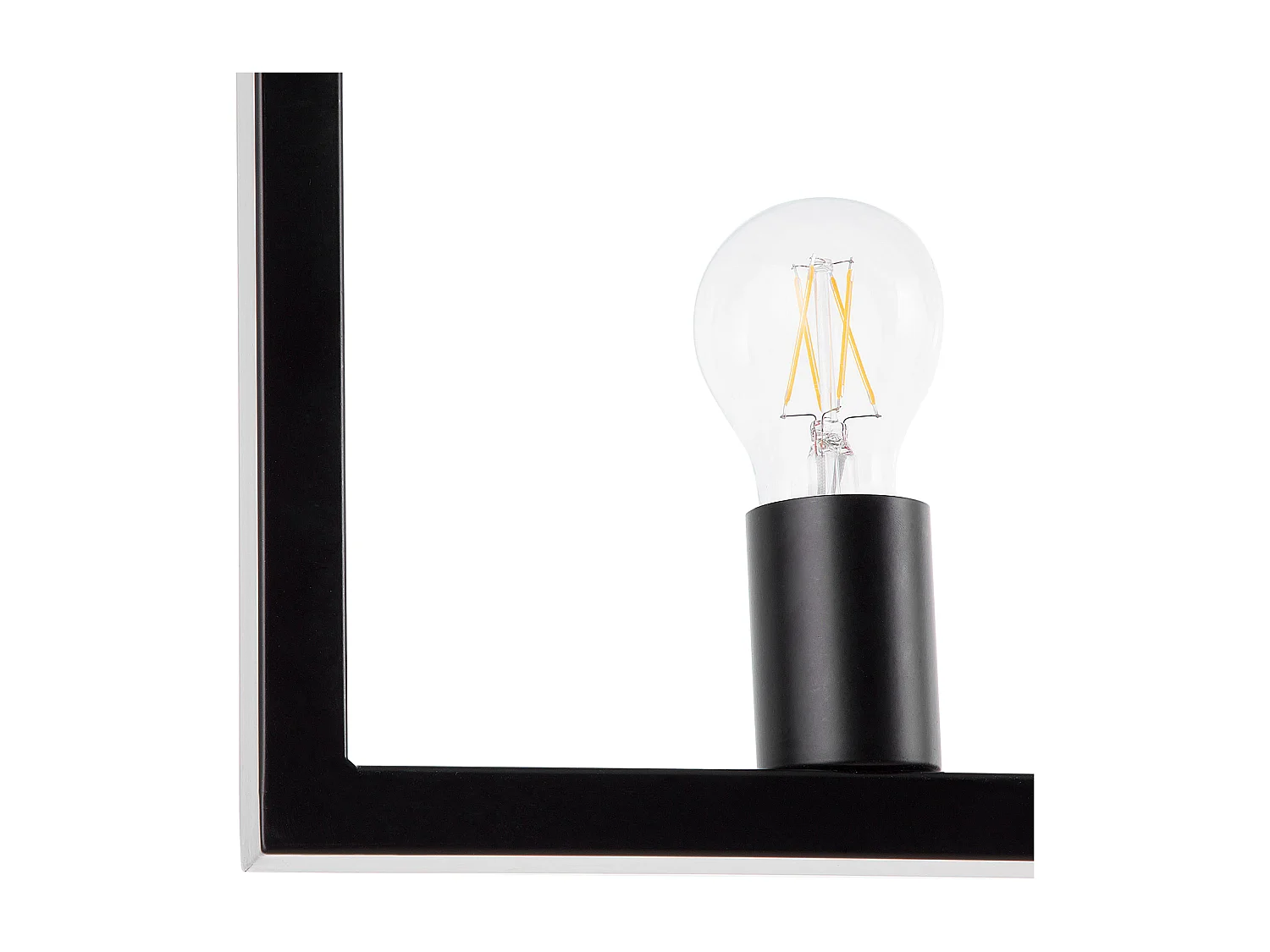 Lampe suspension BAYAS Métal Noir