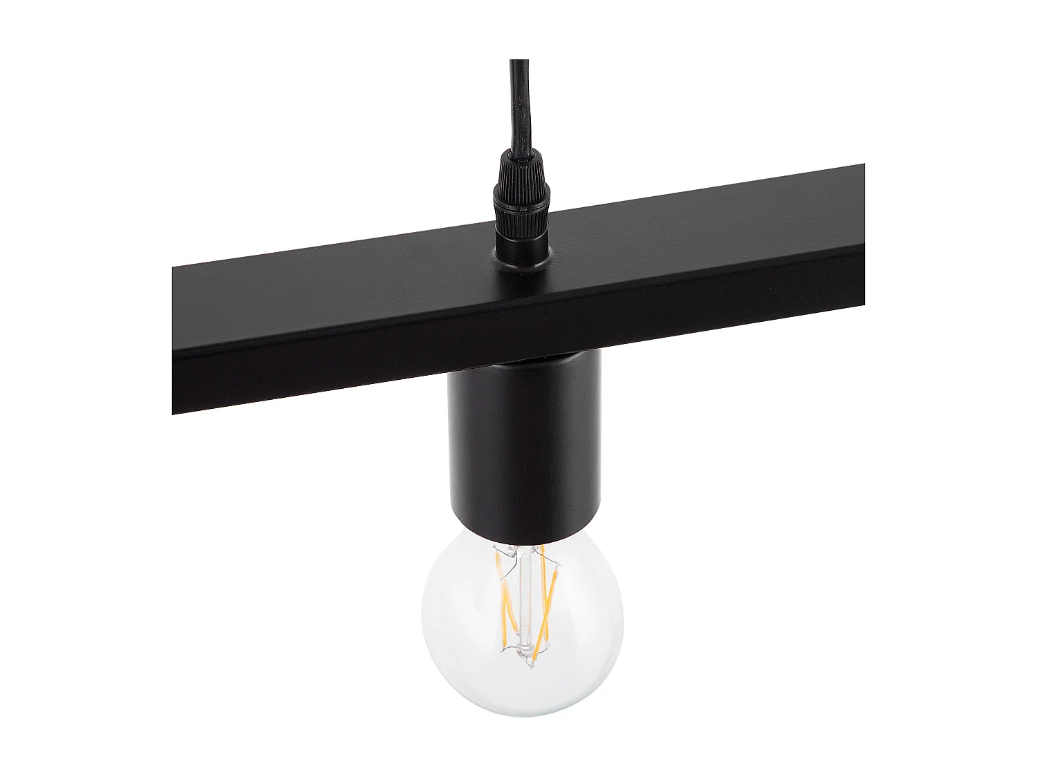 Lampe suspension BAYAS Métal Noir