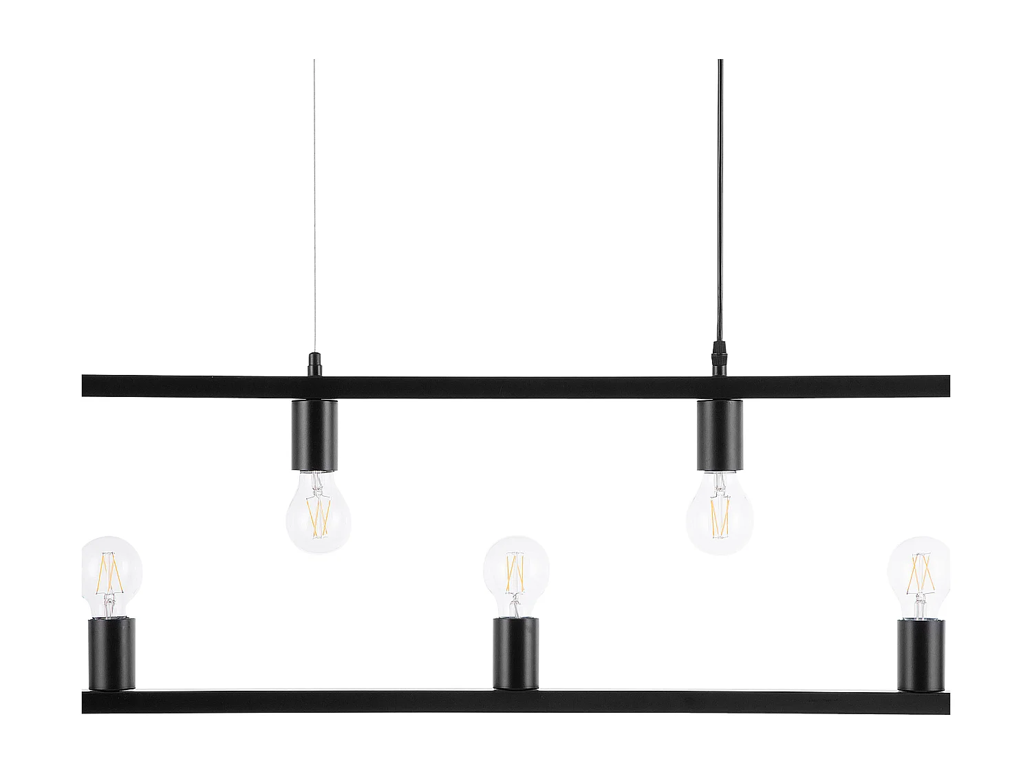 Lampe suspension BAYAS Métal Noir