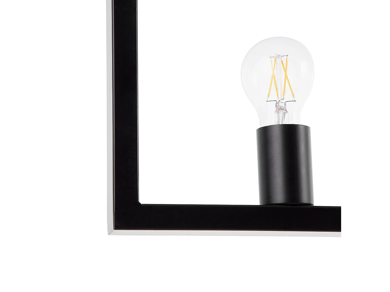 Lampe suspension BAYAS Métal Noir